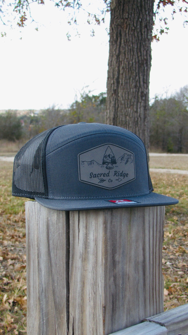 Dust Trail Grey - Sacred Ridge Co grey trucker hat